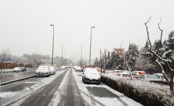  عکس خیابان های برفی