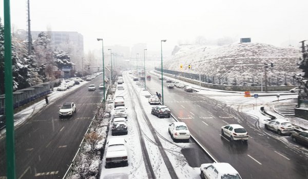  عکس خیابان های برفی