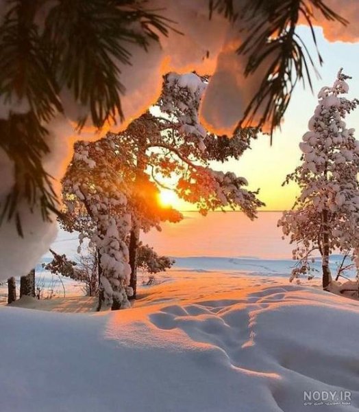  عکس طبیعت زمستانی برای پروفایل