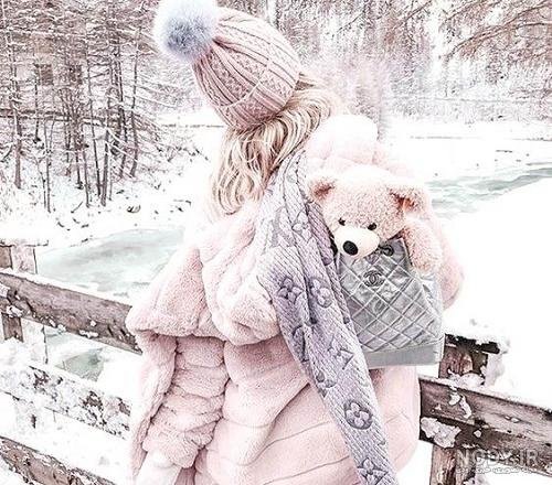 پروفایل دخترانه برای فصل زمستان