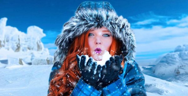  پروفایل دختر زمستان