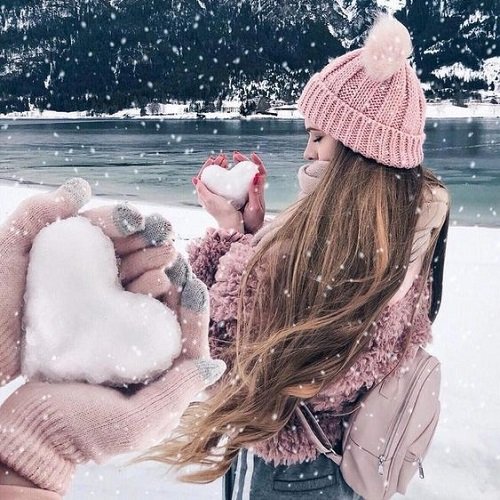  عکس پروفایل دخترونه برفی