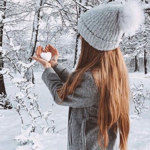  عکس پروفایل دخترونه برفی