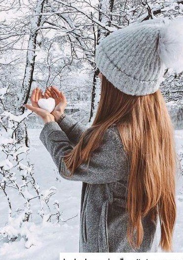  پروفایل زمستانی فانتزی دخترانه