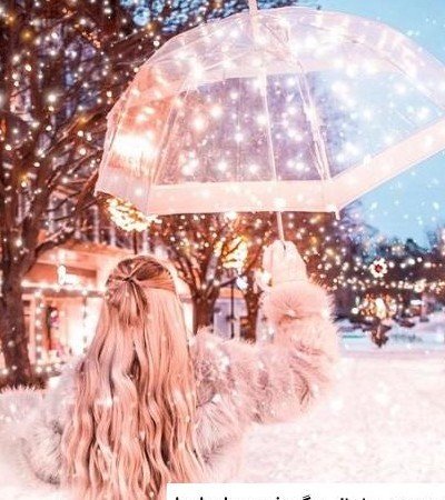  پروفایل زمستانی فانتزی دخترانه