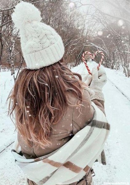  پروفایل زمستانی فانتزی دخترانه