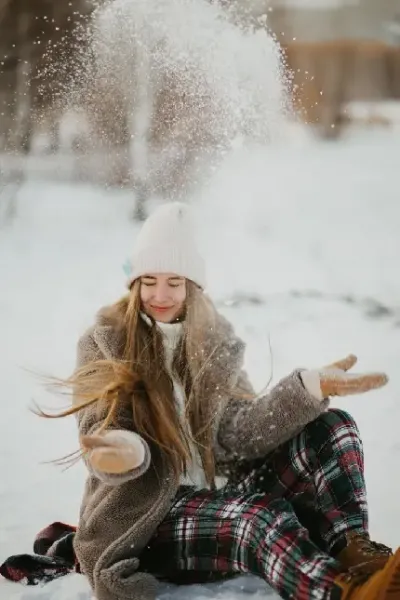  عکس دخترونه زمستانی با کیفیت بالا