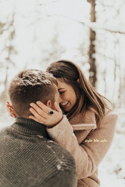  عکس رمانتیک برفی