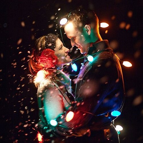  عکس عاشقانه زمستانی دو نفره