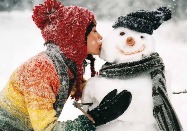  عکس عاشقانه زمستانی فانتزی