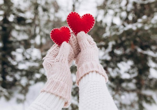  عکس عاشقانه زمستانی فانتزی