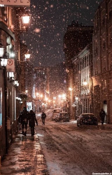 عکس شب برفی برای پروفایل