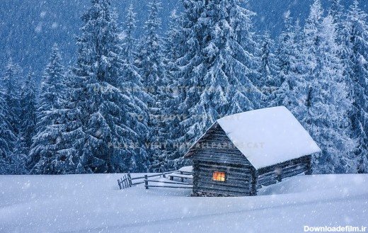  عکس شب برفی برای پروفایل