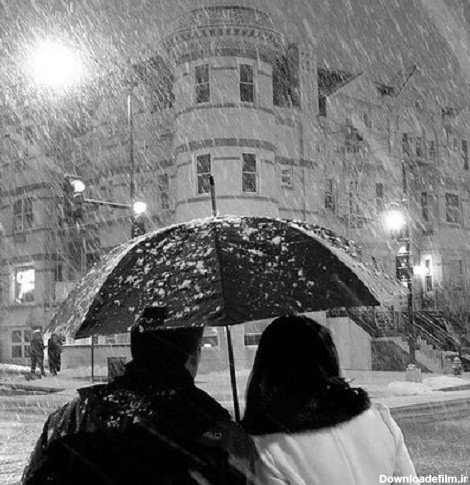  عکس شب برفی برای پروفایل