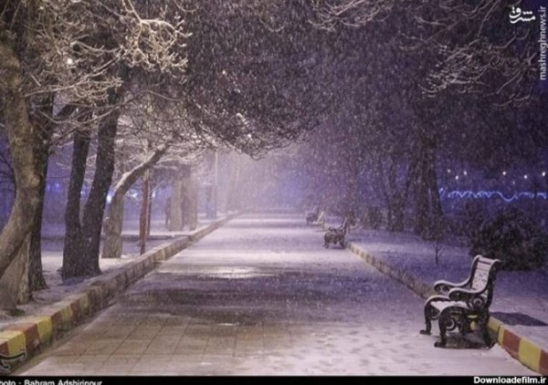  عکس شب برفی برای پروفایل