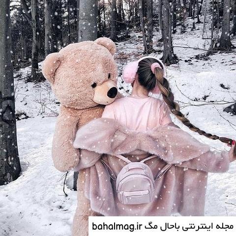  عکس دخترانه زمستانی