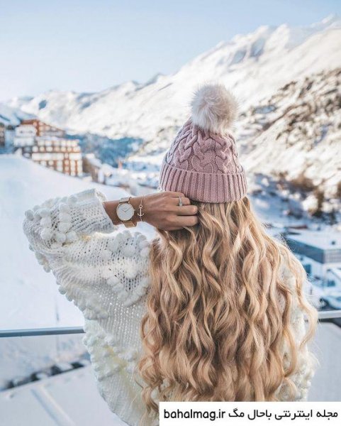  عکس دخترانه زمستانی