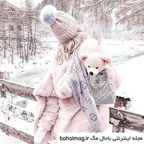 عکس دخترانه زمستانی