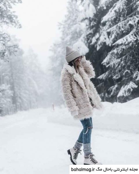  عکس دخترانه زمستانی