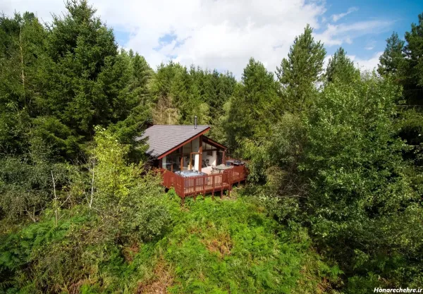  عکس کلبه جنگلی عاشقانه