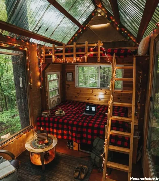  عکس کلبه در طبیعت