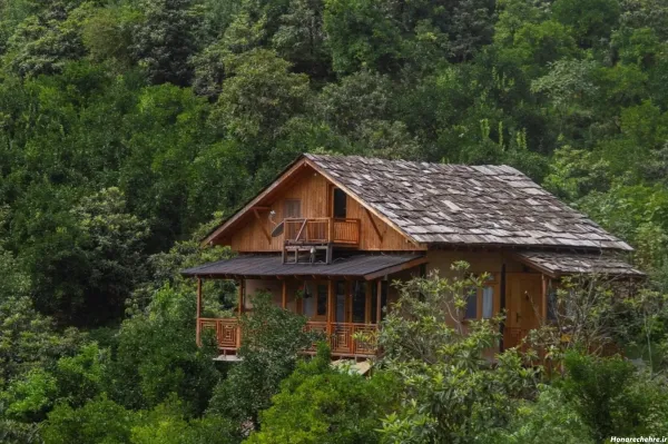  عکس کلبه در طبیعت