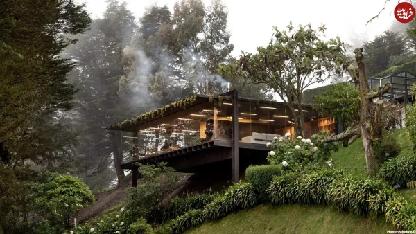  عکس کلبه در طبیعت