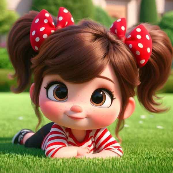 عـکس دخترونه شیک و باکلاس برای پـروفایل کارتونی