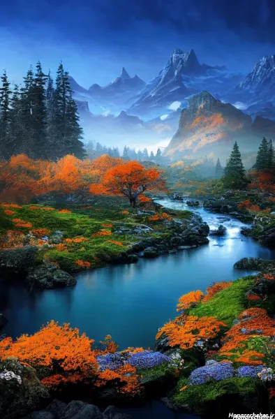 عکس آرامش بخش طبیعت