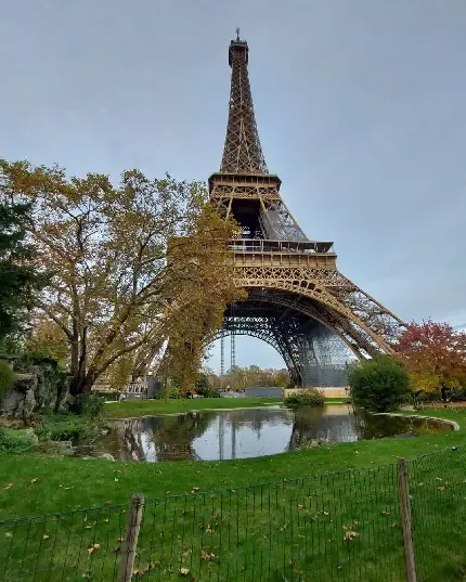  عکس برج ایفل واقعی در زمستان