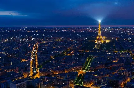 عکس برج ایفل در پاییز