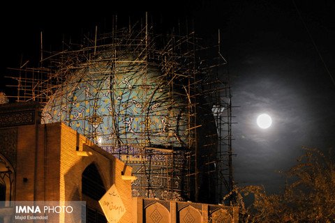  عکس چهارباغ اصفهان شب