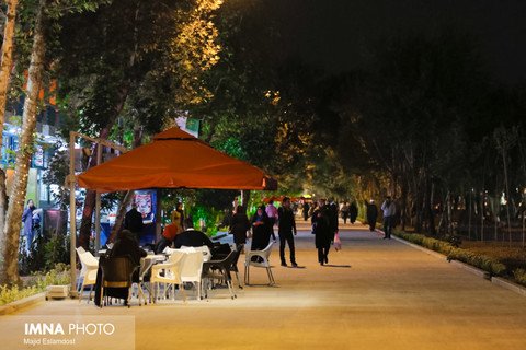  عکس چهارباغ اصفهان شب