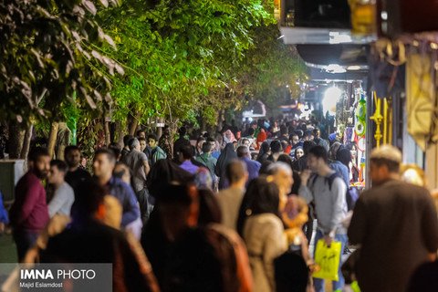  عکس چهارباغ اصفهان شب