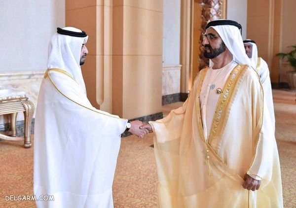  عکس حاکم دبی وهمسرش