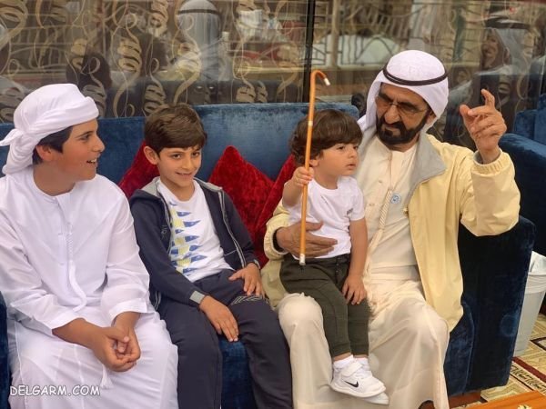  عکس حاکم دبی وهمسرش