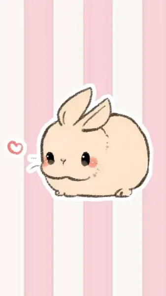  عکس خرگوش فانتزی صورتی