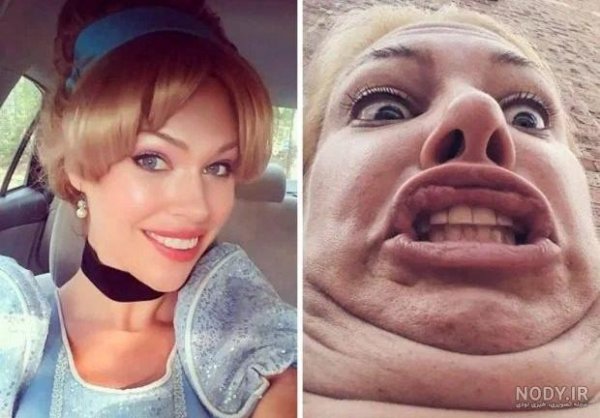  عکس دختر خنده دار