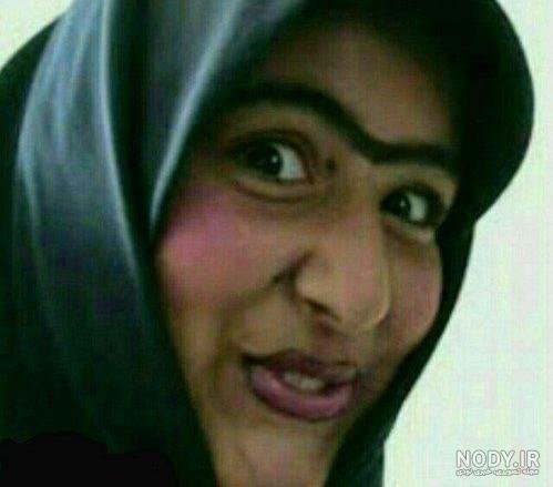  عکس دختر خنده دار