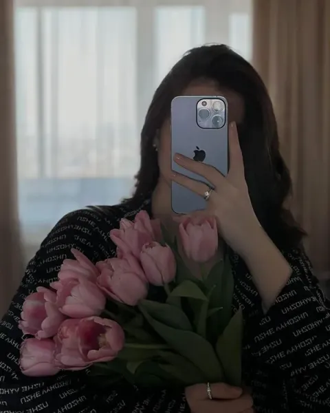  پروفایل دخترانه لاکچری با گل