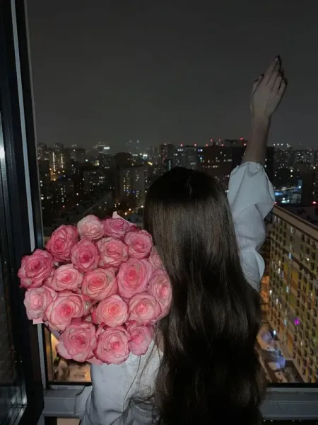  پروفایل دخترانه لاکچری با گل