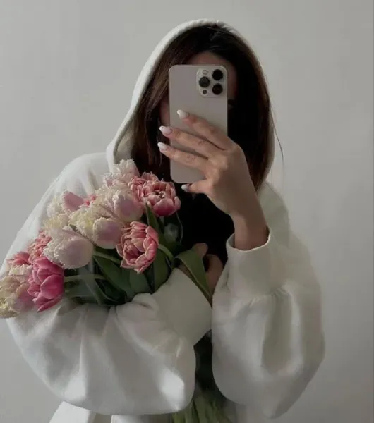  پروفایل دخترانه لاکچری با گل