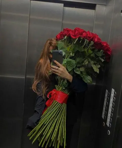  پروفایل دخترانه لاکچری با گل