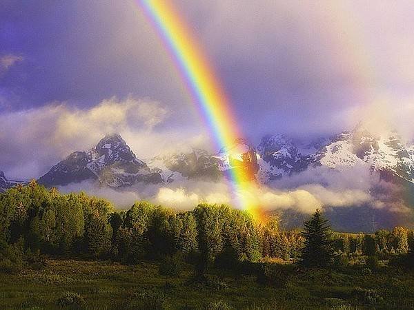  عکس رنگین کمان هفت رنگ