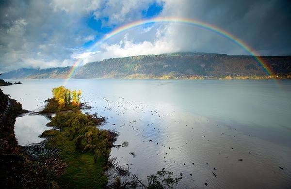  عکس رنگین کمان واقعی از نزدیک