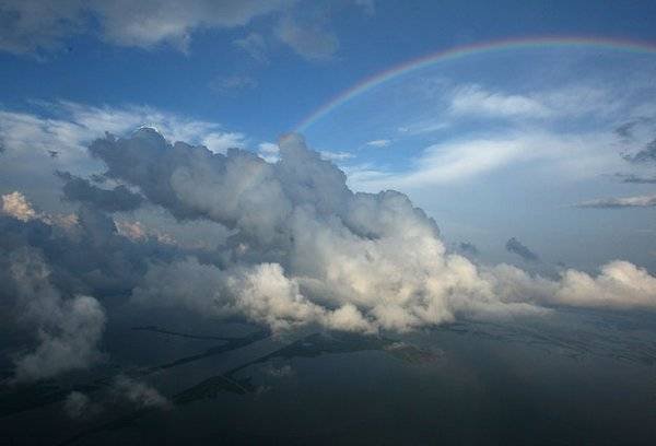  عکس رنگین کمان واقعی از نزدیک