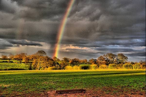  عکس رنگین کمان واقعی از نزدیک