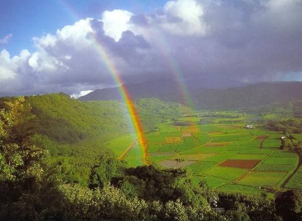  عکس رنگین کمان واقعی از نزدیک