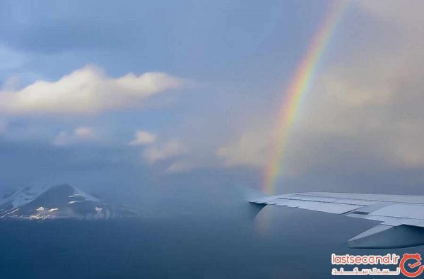 عکس رنگین کمان در آسمان