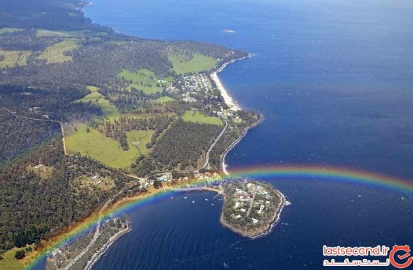  عکس رنگین کمان در آسمان